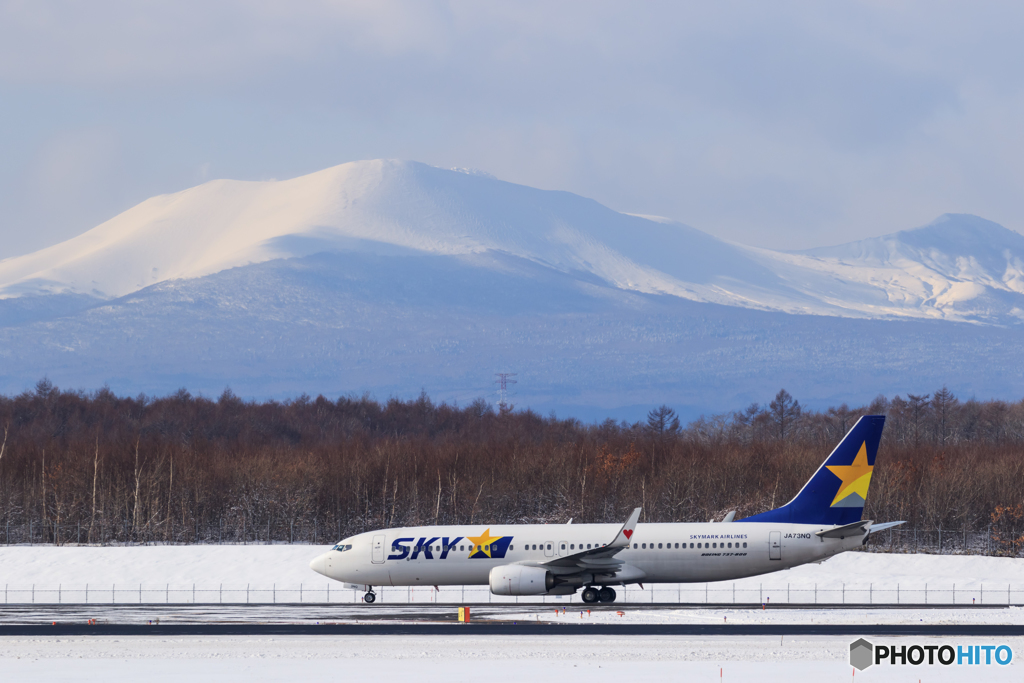 樽前山とSKYMARK