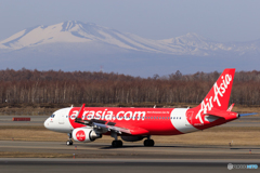 樽前山とAirAsia