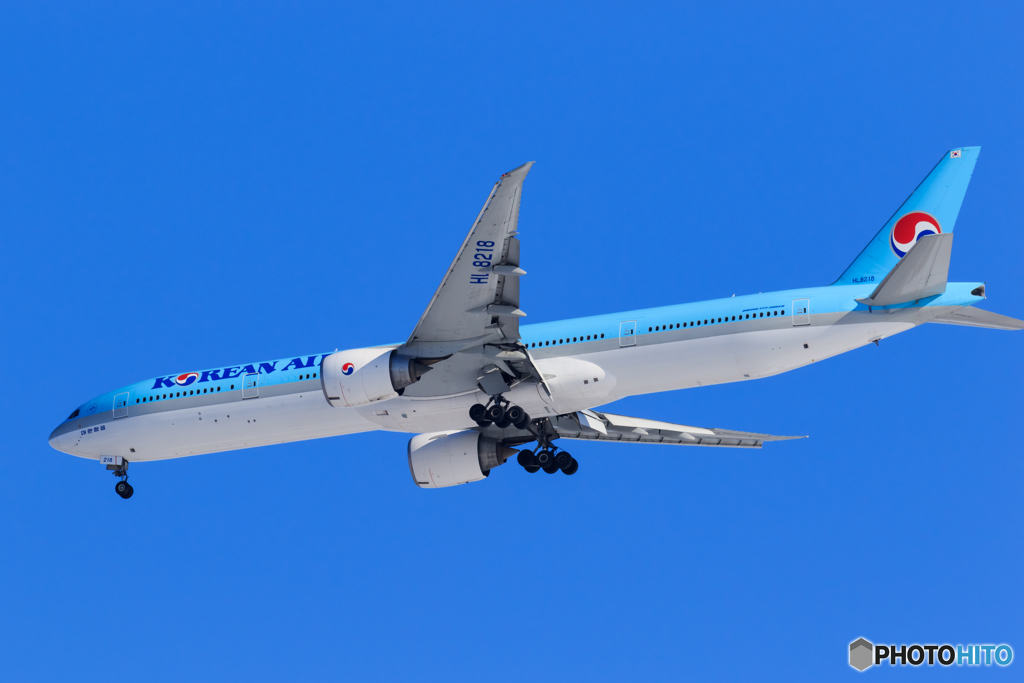 KOREAN AIR 着陸態勢