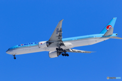 KOREAN AIR 着陸態勢