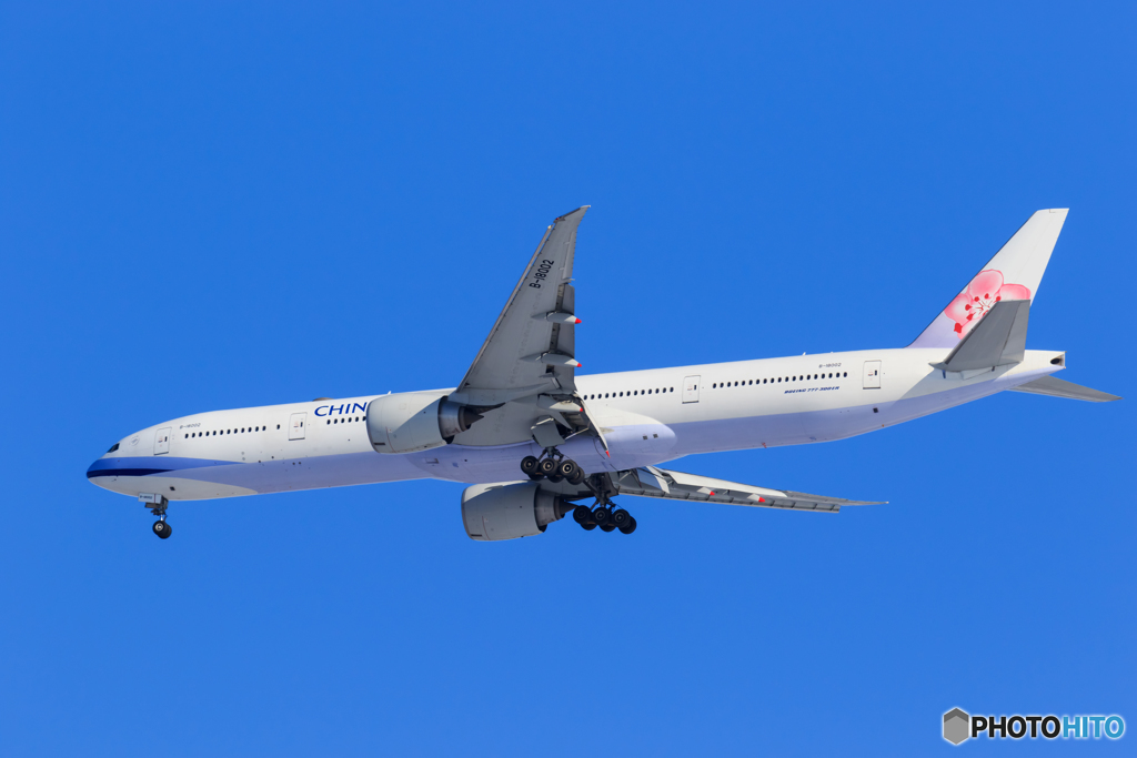 中華航空 着陸態勢