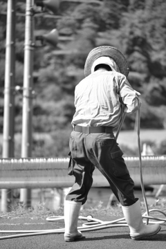 父親の背中