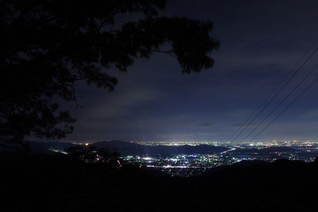 近所の夜景
