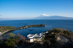 大瀬崎と富士山