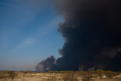 野焼きの日（渡良瀬遊水地）