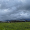 久住高原の曇り空