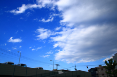 今日の空