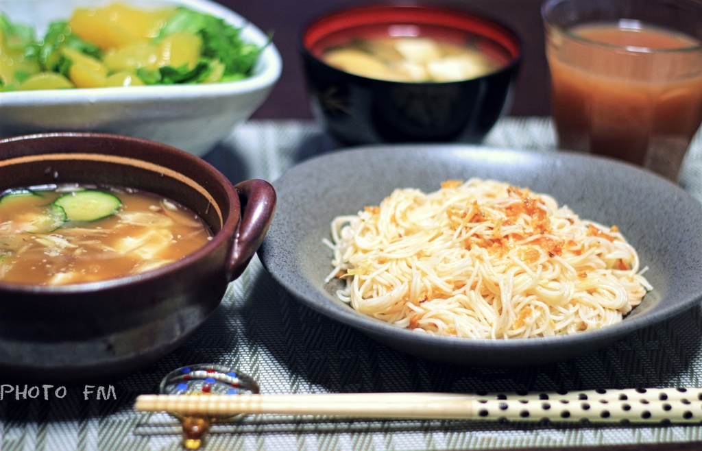 夏バテ解消冷汁そうめん