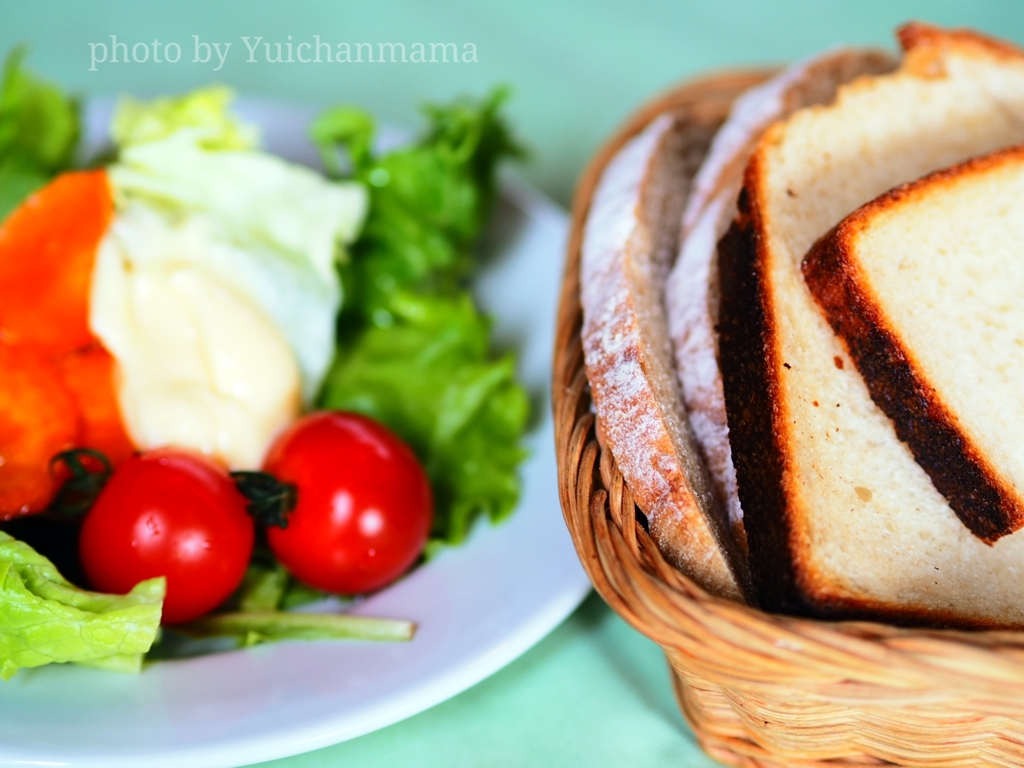 まずは、サラダをどうぞ♡