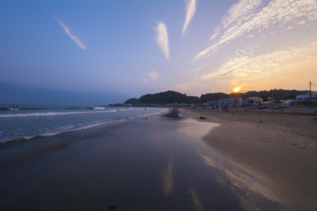 湘南の夕景