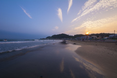 湘南の夕景