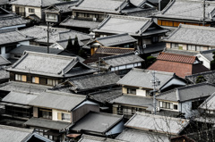 忍者の里の瓦屋根