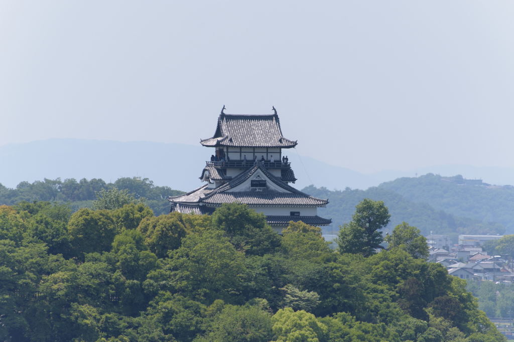 成田山から犬山城300㎜比較用