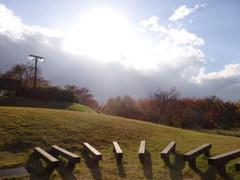 束の間の晴れ