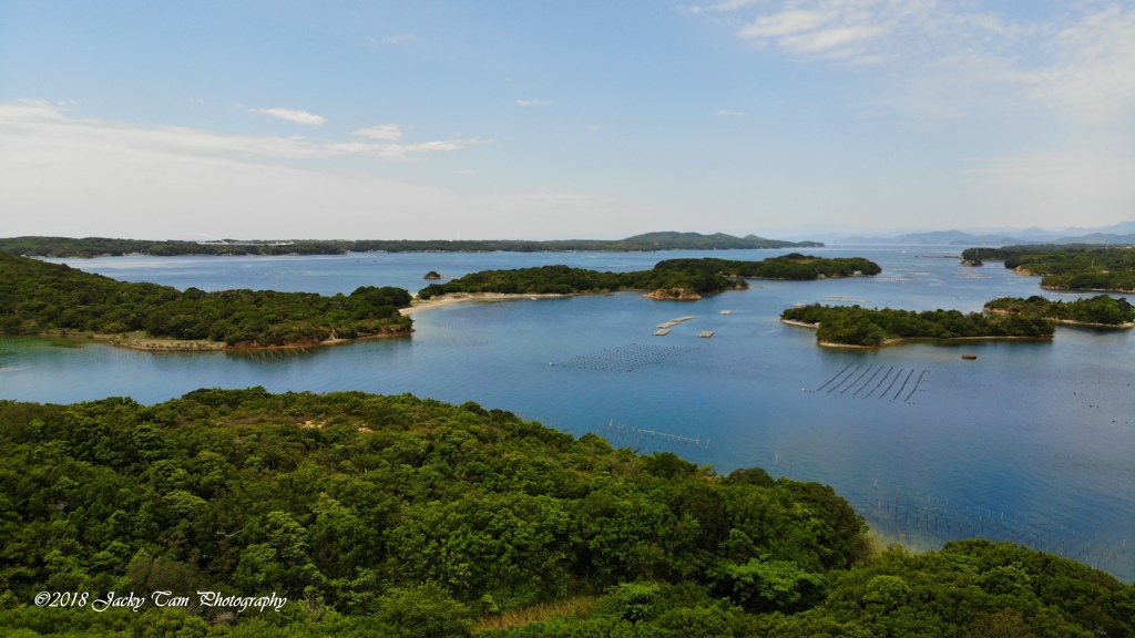 英虞湾の青空