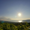 山中湖の夕日