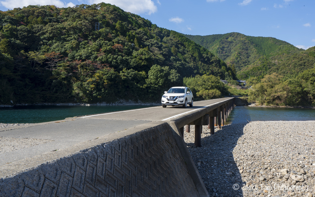 勝間沈下橋@四万十川