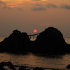 二見ヶ浦の夕日