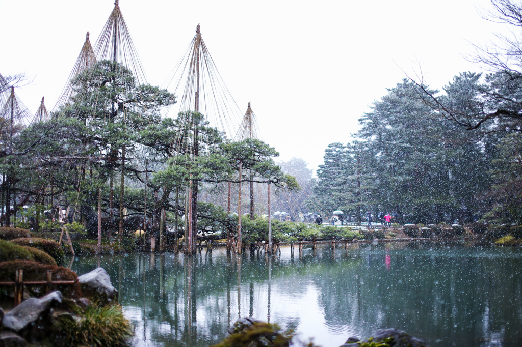 ～冬の兼六園～