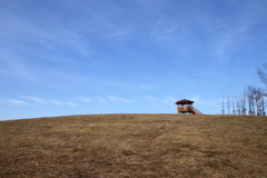 小高い丘の展望デッキ