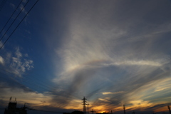 夕方の雲