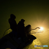 初　深夜のシラス漁撮影