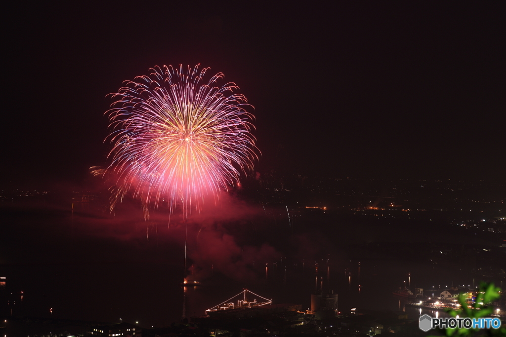 小松島　港まつり　花火見物！