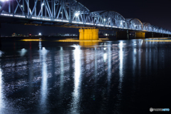 冬の吉野川橋