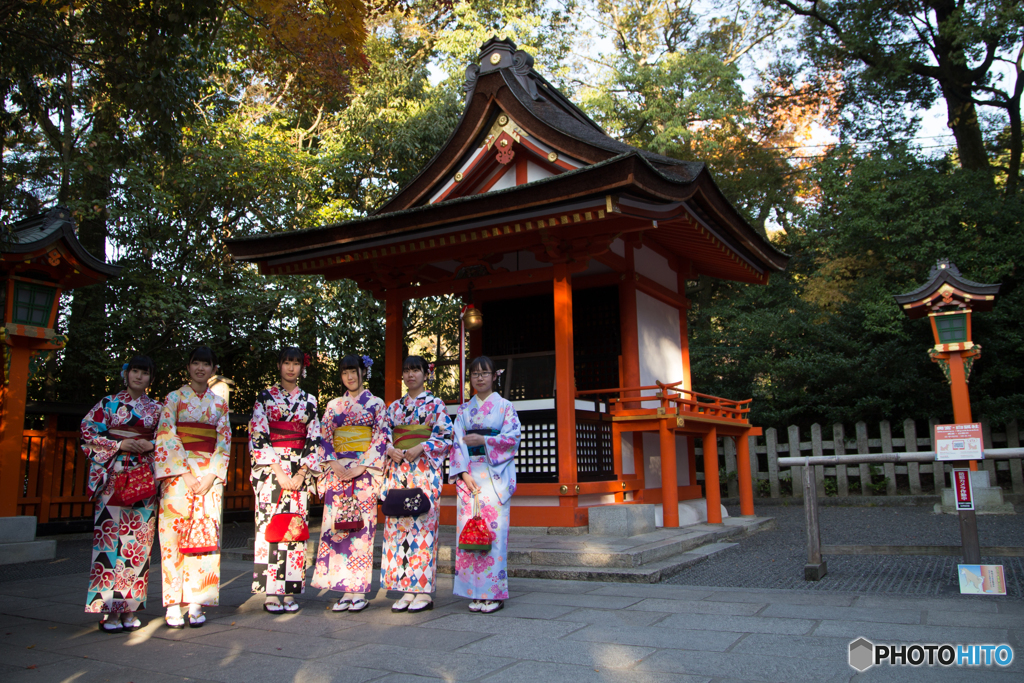 記念写真に乗っかり