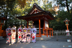 記念写真に乗っかり