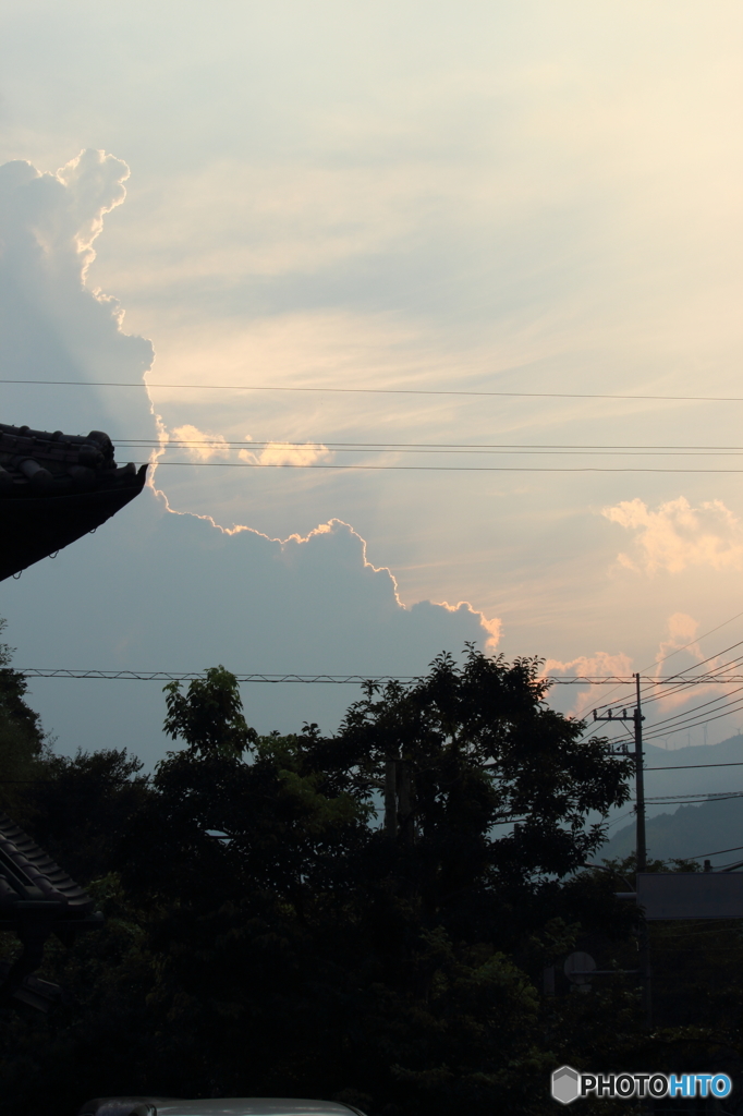 トイストーリーの夕焼け雲