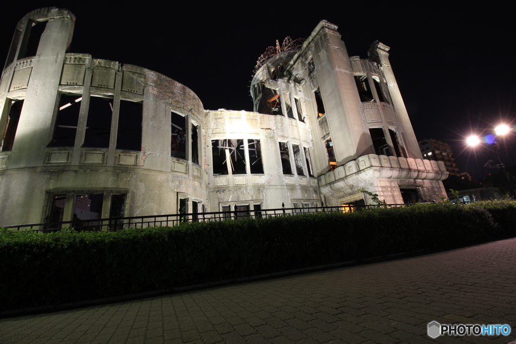 原爆ドーム 　夜間撮影