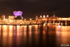 ディズニー　夜景
