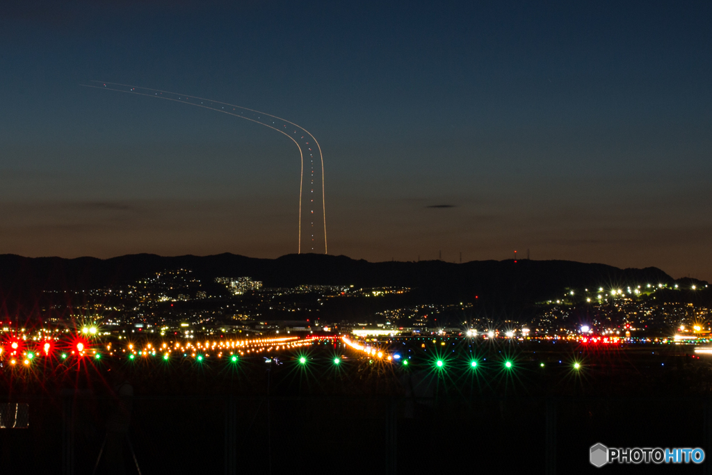 夜空の道