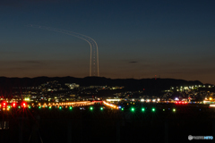 夜空の道