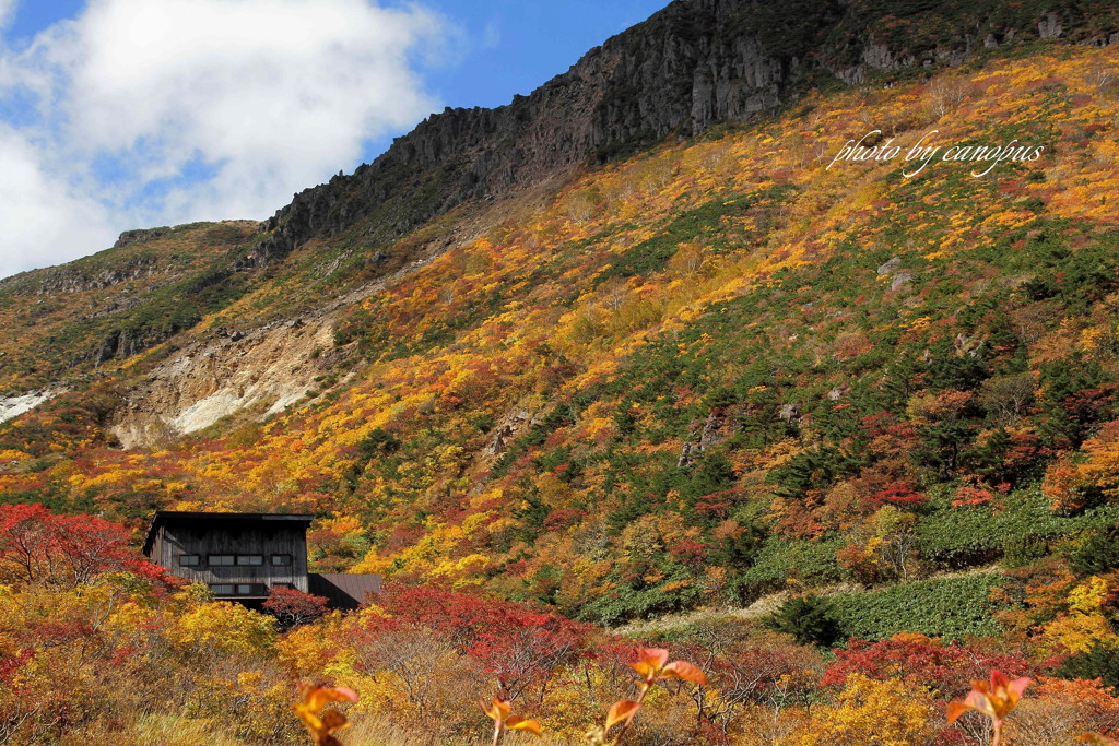 くろがね小屋と鉄山