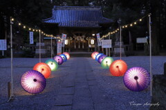 間々田八幡宮参道