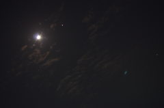 月と星とフレア