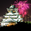 大阪城 花火 天神祭