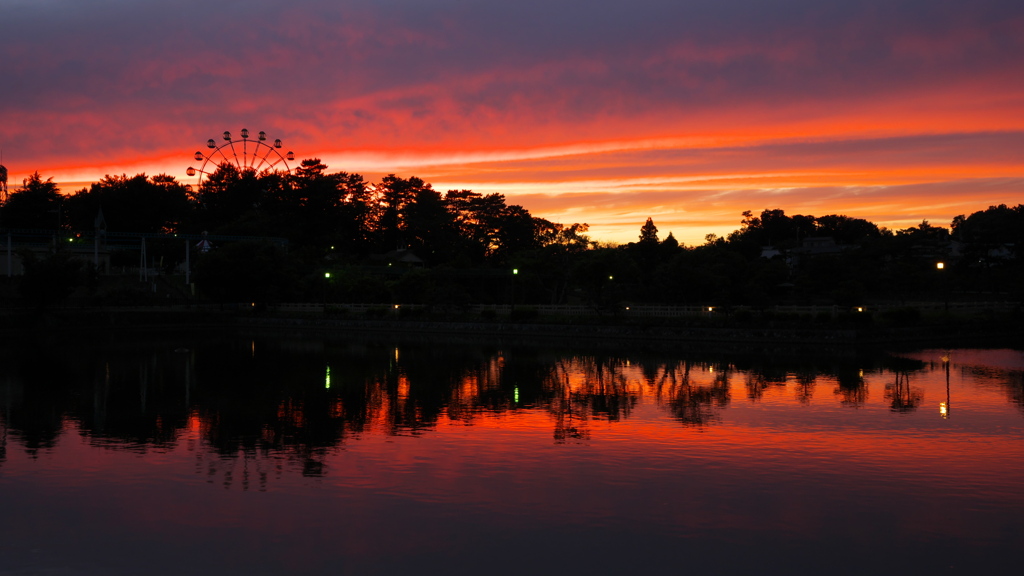 久々の夕景