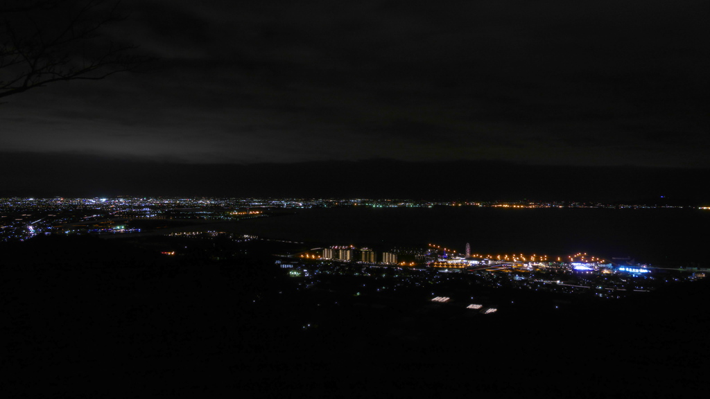 東三河沿岸の夜景