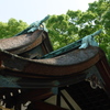 知立神社　拝殿の切妻屋根