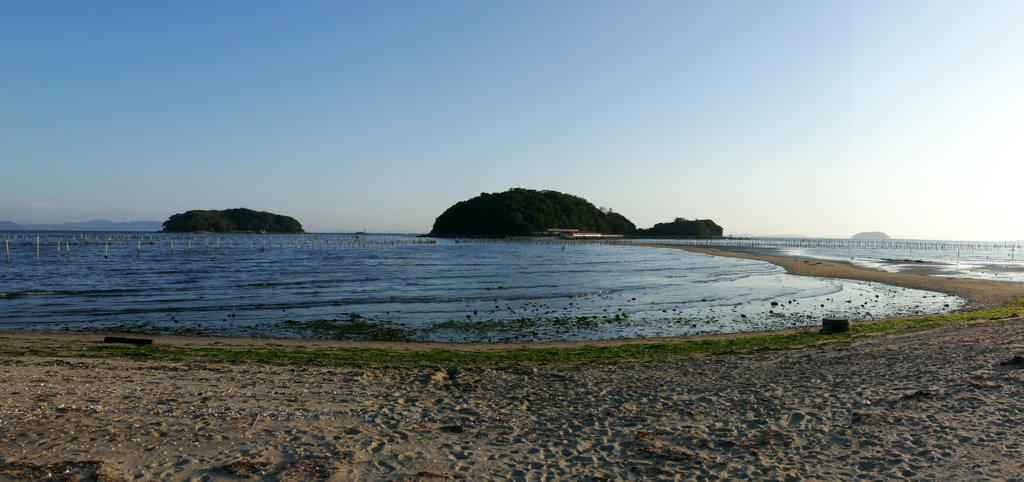 引き潮の渡り道