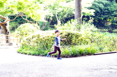 カメラ越しに目が合って