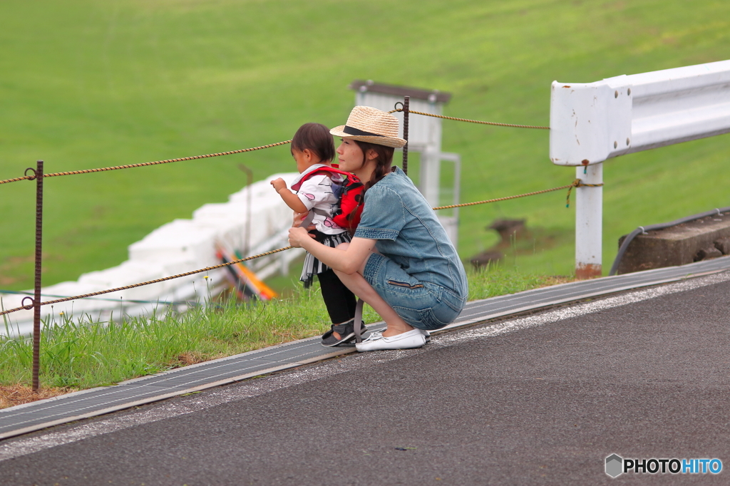 付き添いは一苦労