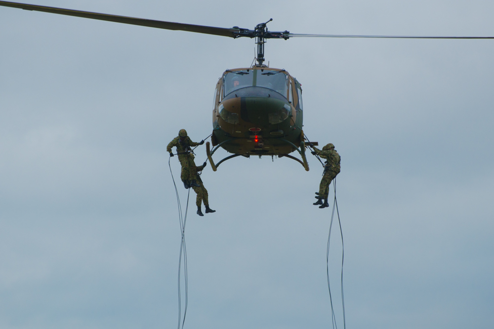 UH-1Jからの降下②