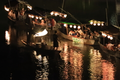 三次の鵜飼(白い川鵜）