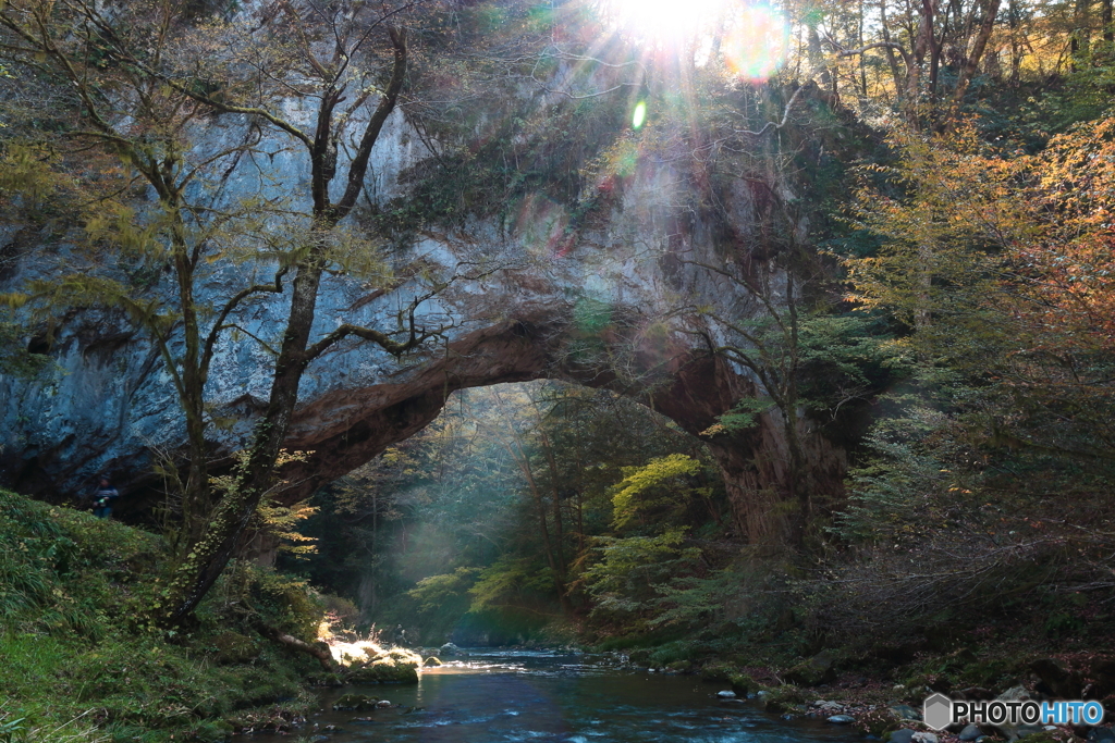 帝釈峡の「雄橋」2