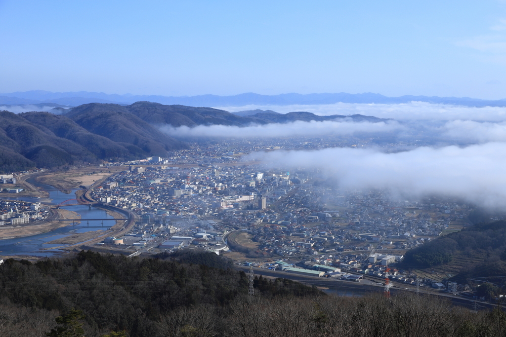 霧の町