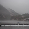 あいにくの天気で